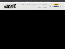 Tablet Screenshot of escape-out.org
